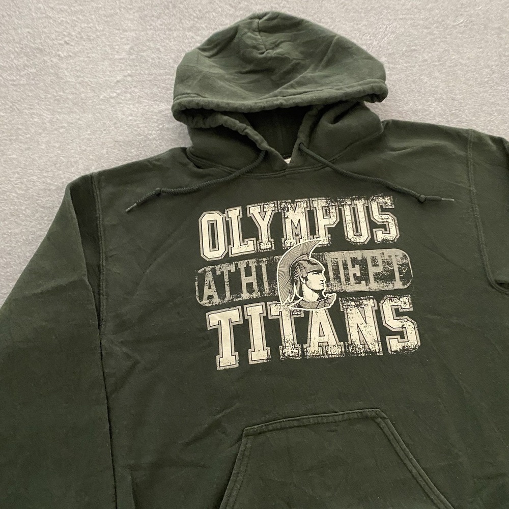 Gildan Olive Green Olympus Titans Hoodie